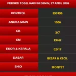 PREDIKSI MACAU 27 APRIL 2026